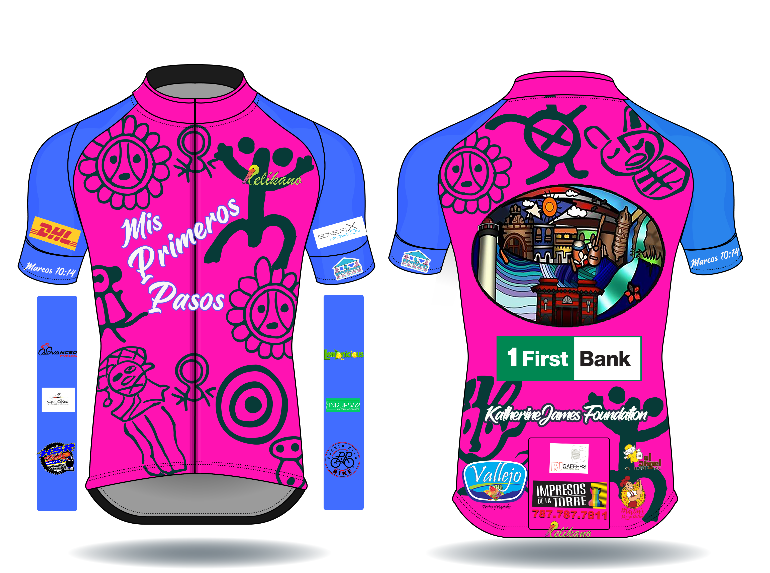 Pedalea por mis Primeros Pasos Jersey Pedalea por mis Primeros Pasos Jersey